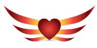 00206 love heart wings logo design gratis logotyper online-01
