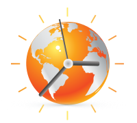 00307 צור לוגו בחינם - תבניות לוגו של Time Globe-04